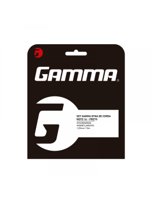 Set de Corda Gamma Dyna Moto 16- Preto 