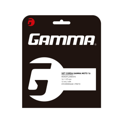Set de Corda Gamma Moto 16- Preto 