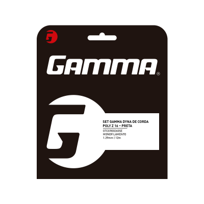 Set de Corda Gamma Dyna Poly Z 16 – Preto